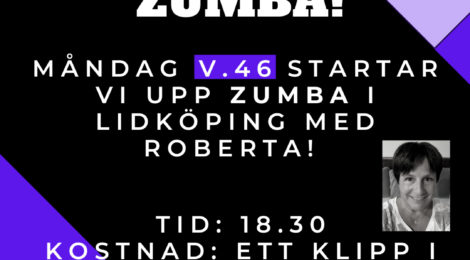 ZUMBA i Lidköping start v.46