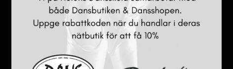 Behöver du nya danskläder eller dansskor?