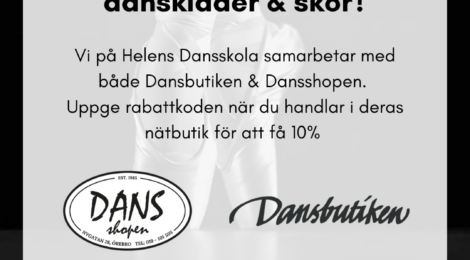 Behöver du nya danskläder eller dansskor?