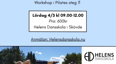 Platser kvar på Workshop i Pilates!