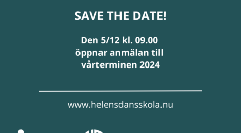 Vårterminens anmälan öppnar 5/12