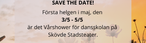 SAVE THE DATE VÅRSHOW!