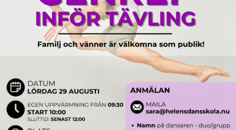Genrep inför tävling